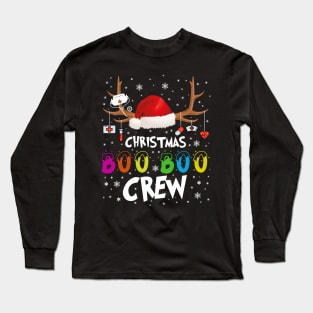 Funny Christmas Boo Boo Crew Gift For Nurse Long Sleeve T-Shirt